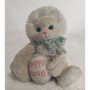 Calico Kittens by Patricia Hillman & Enesco Happy Spring #102687 1994